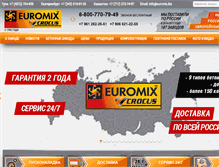 Tablet Screenshot of euromix.biz
